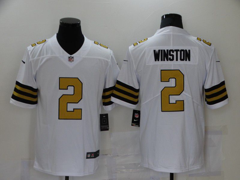 Men New Orleans Saints #2 Winston White Vapor Untouchable Limited Player 2021 Nike NFL Jersey